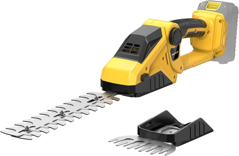 DEVTBLUN Cordless Hedge Trimmer for Dewalt 20V Battery(No Battery),2200RPM Cordless Mini Grass Shears,2 in 1 Handheld Electric Hedge Trimmer/Grass Cutter, Shrub Trimmer Bush Trimmer for Gardening,Lawn,Yard - Image 1